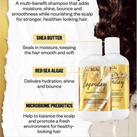 IGK  Be Legendary Dream Hair Shampoo - Picture 3 of 10